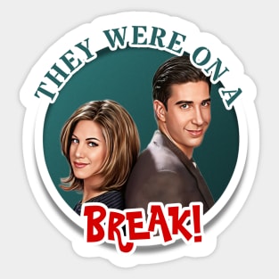 Friends - Ross and Rachel Sticker